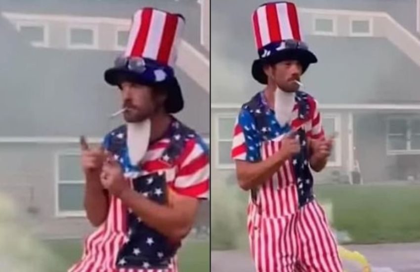 Si mette un petardo in testa per festeggiare, ma il finale è tragico