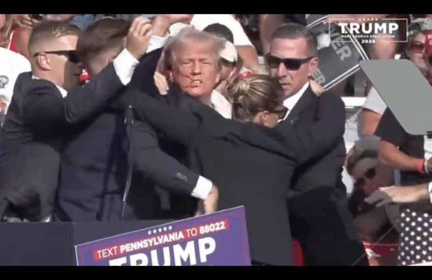 Spari contro Trump ad un comizio in Pennsylvania, ferito