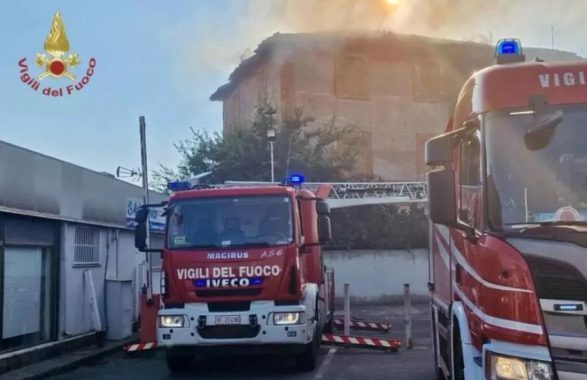 incendio in abitazione