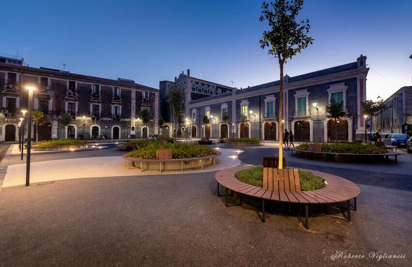 Catania, l’ex piazza Duca di Genova pedonale rinasce a nuova vita – Foto