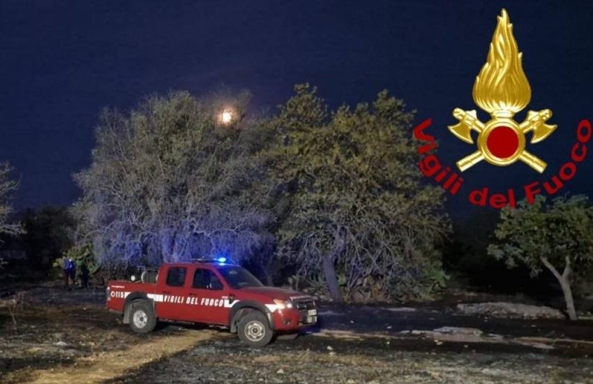 Dramma nelle campagne salentine, 79enne muore in un incendio di sterpaglie