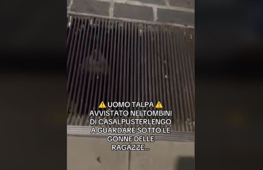 Guardone, video choc: beccato a sbirciare sotto le gonne delle ragazze nei tombini