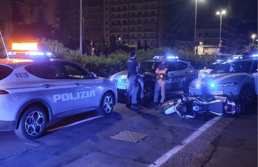 Catania, non si fermano all’alt della polizia e si schiantano contro una volante, arrestati due giovanissimi