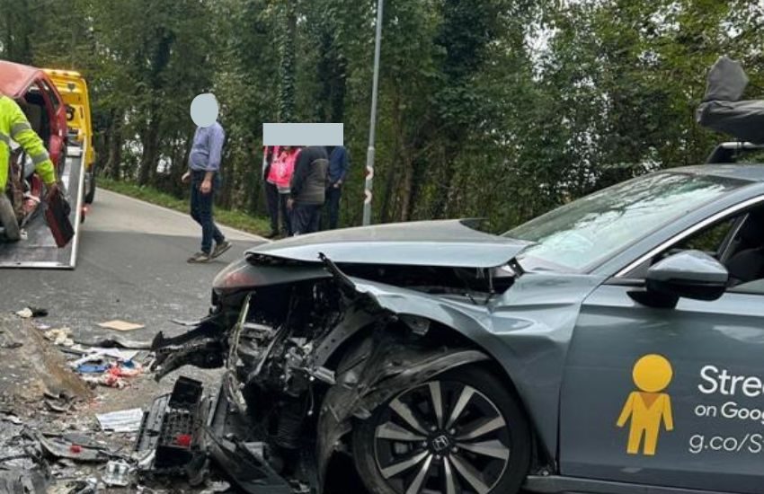 Friuli: ubriaco a bordo della Google car, fa un frontale e poi urina davanti ai carabinieri. Patente ritirata