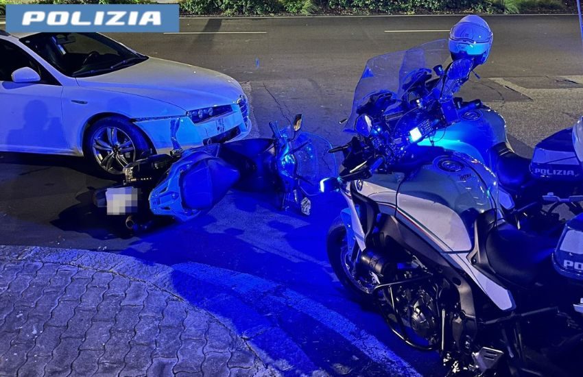 Catania, sullo scooter con il figlio minorenne contromano per sfuggire ai controlli, arrestato