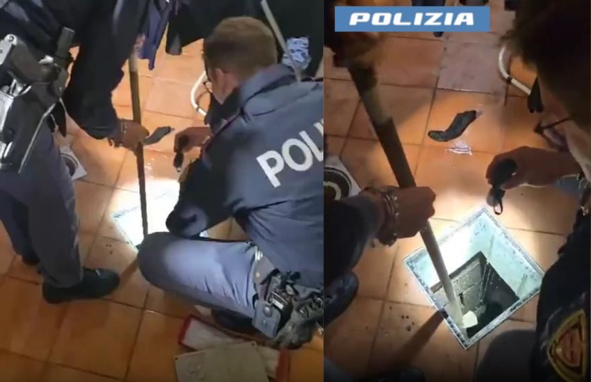 Catania, getta la droga nel water, recuperata tra i liquami. Arrestato pluripregiudicato