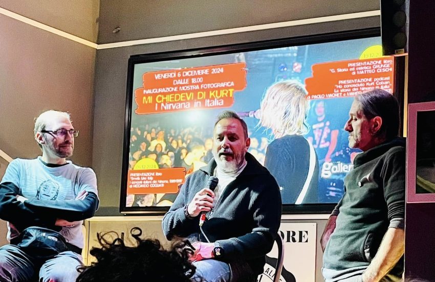 Le foto del pontino Gianni Sodano protagoniste a Bologna durante la mostra sui Nirvana