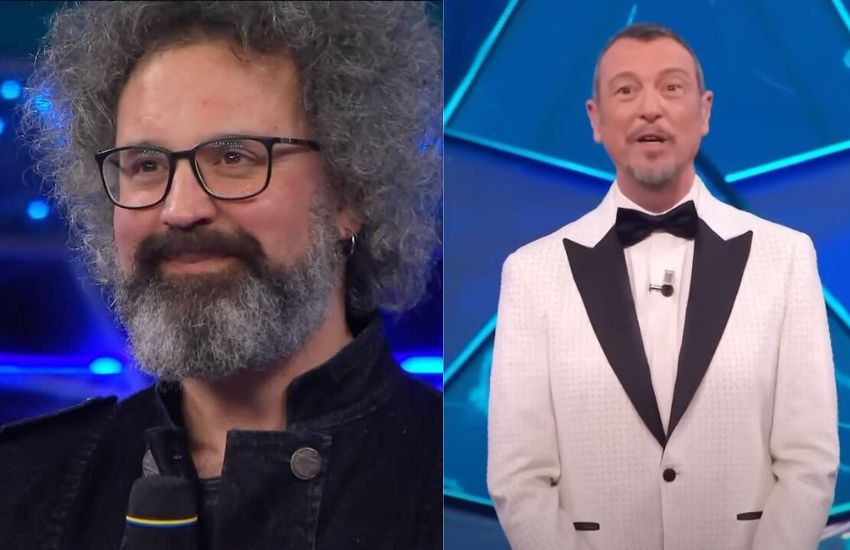 La canzone di Cristicchi fu scartata da Amadeus: “Nel suo Sanremo sarei stato a disagio”