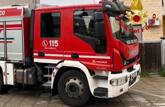 incendio in abitazione