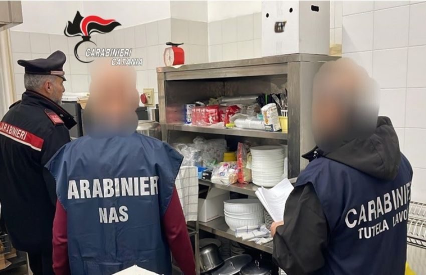 Riposto, controlli e sanzioni del NAS e del NIL in una mensa scolastica