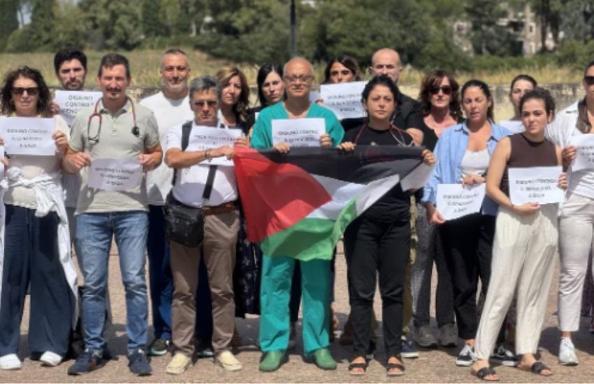 Giornata nazionale di digiuno dei sanitari: la protesta per Gaza si estende in tutta Italia