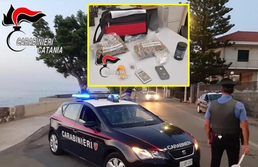 Giarre, la droga era nascosta tra i rifiuti: scoperti e sequestrati 220 grammi di stupefacenti