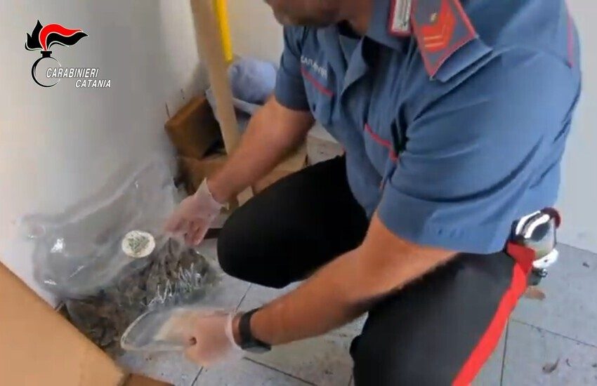 Pedara, scoperto con droga in casa: arrestato 47enne dai carabinieri