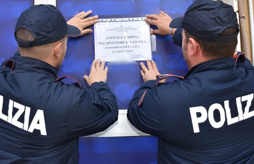 Caltagirone, centro scommesse sospeso per sette giorni: troppi pregiudicati tra i clienti
