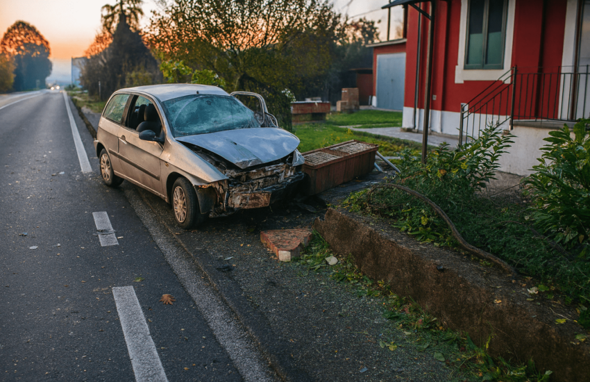 Incidente all’alba sulla Casilina: 21enne in gravi condizioni dopo essere uscito di strada con l’auto nella zona di Ceprano
