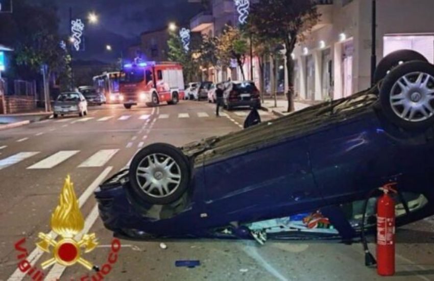 Grave incidente stradale a Olbia: due feriti estratti dalle lamiere