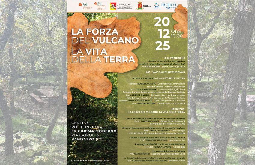 Sammartino a Randazzo per il meeting sul Parco Sciarone: istituzione e scienza insieme per il paesaggio dell’Etna