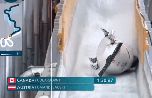 Bob a quattro, paura alle Olimpiadi: incidente a 117 km/h per Jakob Mandlbauer
