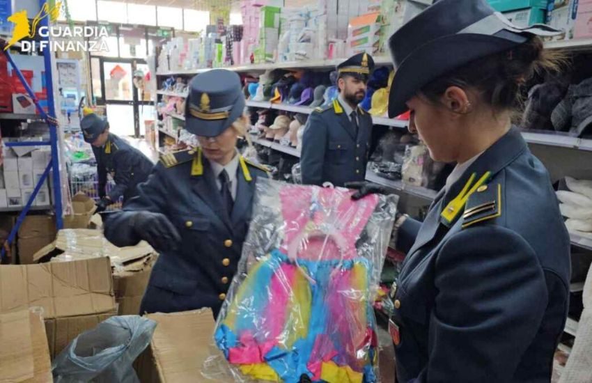 Catania, sequestrati oltre 120mila articoli di Carnevale e cosmetici non a norma