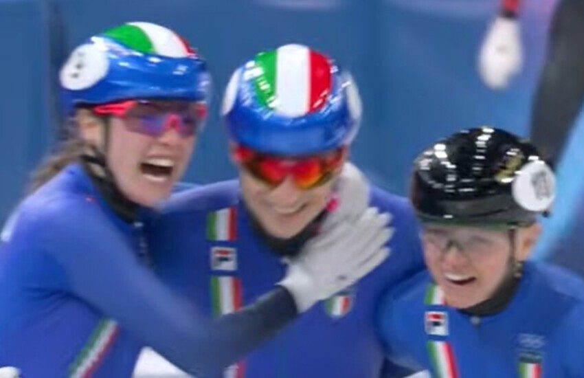 Milano Cortina 2026: trionfo azzurro nello short track, oro nella staffetta mista