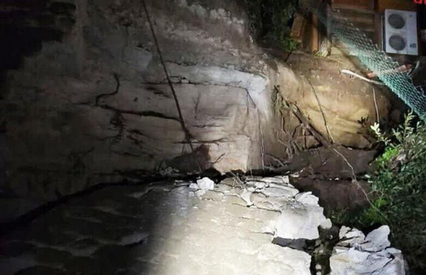 Formello, muro di contenimento frana su una palazzina per il maltempo: uomo di 58 anni perde la vita sotto le macerie