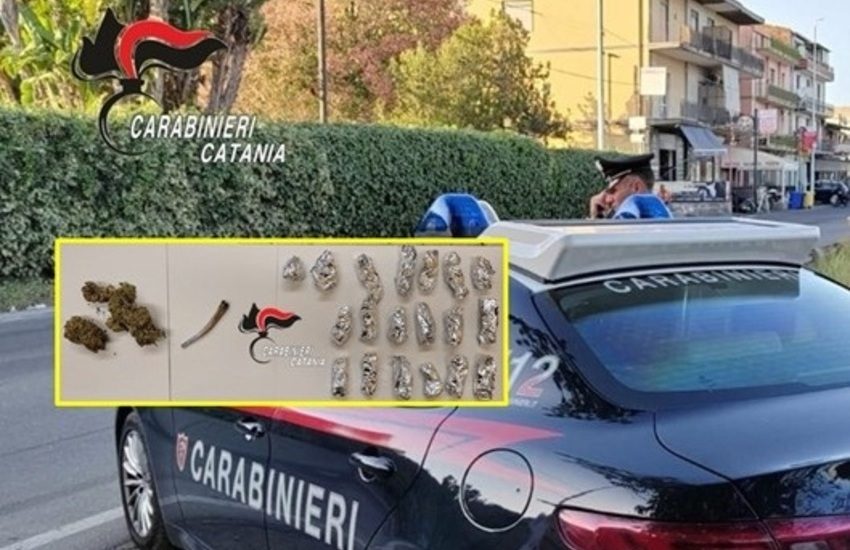 Giarre, giovanissimo gestiva attività di spaccio in casa: nei guai 21enne