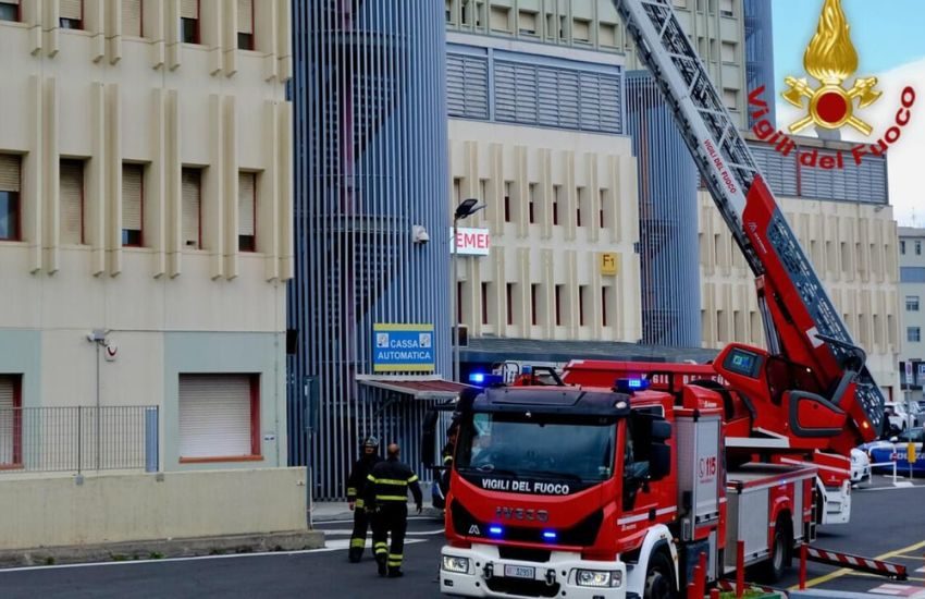 Incendio al Cannizzaro di Catania: individuata l’origine, attività in ripresa