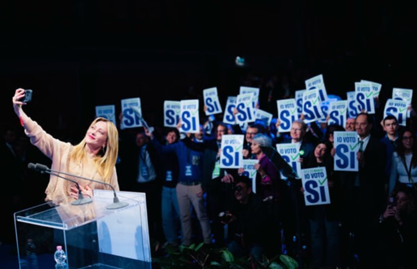 Referendum sulla giustizia, Meloni da Milano: “Nessuno vuole liberarsi della magistratura”