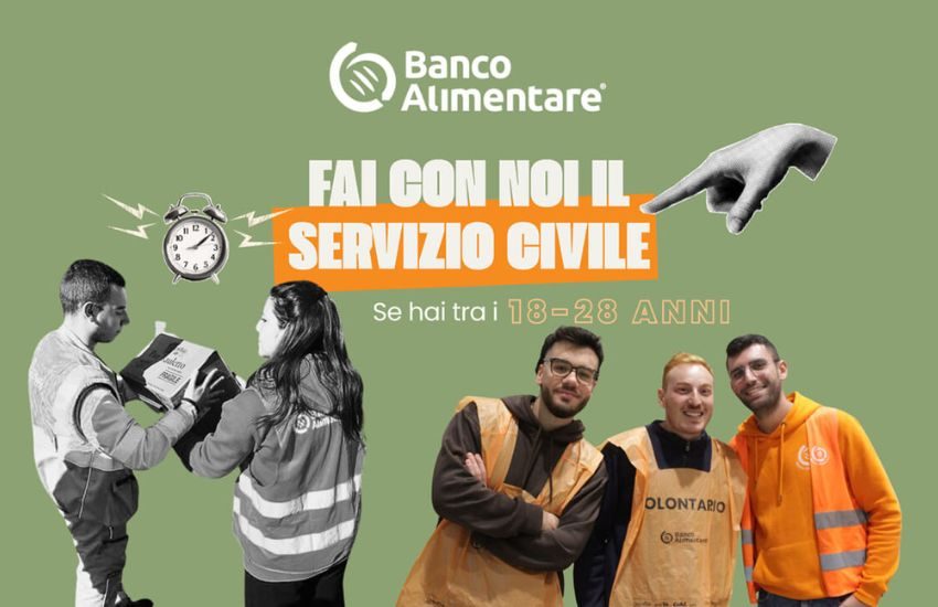 Servizio Civile: un’opportunità per combattere lo spreco alimentare, aperte le selezioni
