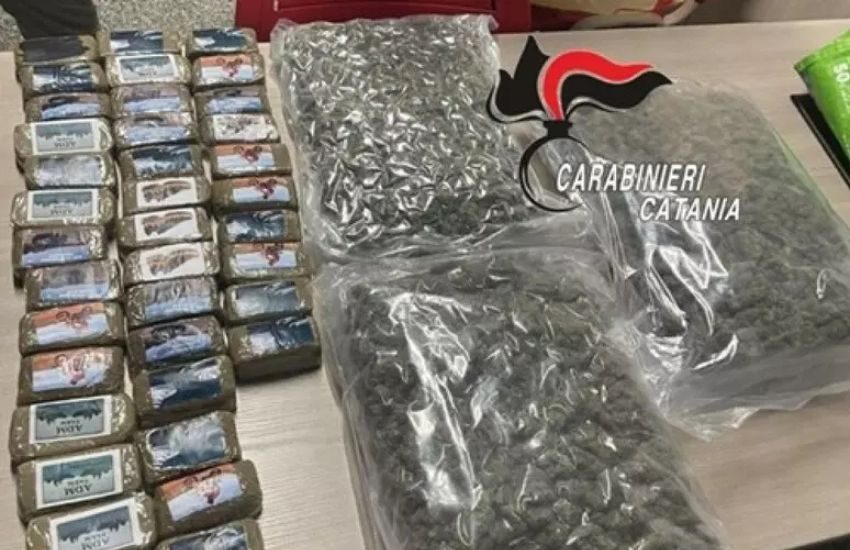 Inseguimento a Ramacca: arrestato 36enne con oltre 7 chili di droga in auto