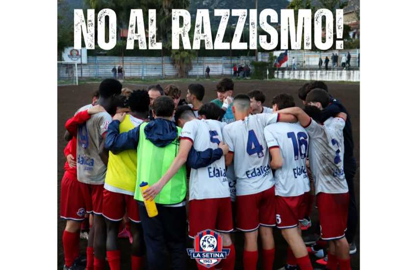 Calcio violento, sospesa la gara Juniores tra Agora e La Setina. La società rossoblù: “Nostri ragazzi vittime di insulti razzisti”