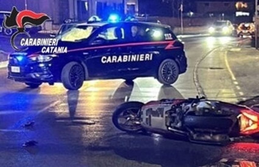 Catania, inseguimento nella notte sulla Statale 114: recuperato furgone rubato
