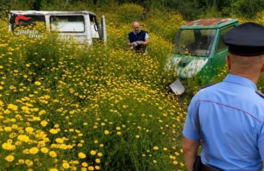 Discarica abusiva in un terreno agricolo a Grammichele: denunciata 38enne