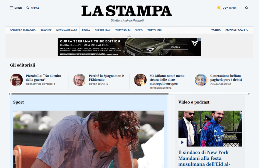 la stampa passa al gruppo sae conclusa l8217operazione di acquisizione da Dayitalianews.com la stampa passa al gruppo sae conclusa l8217operazione di acquisizione