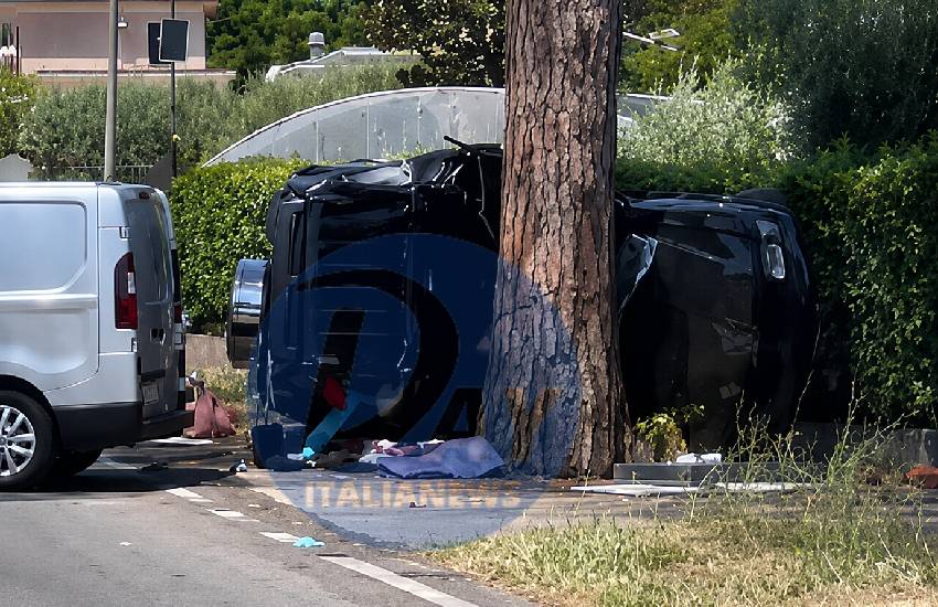 Tragedia questa mattina, suv fuori strada sull’Appia: morte due persone