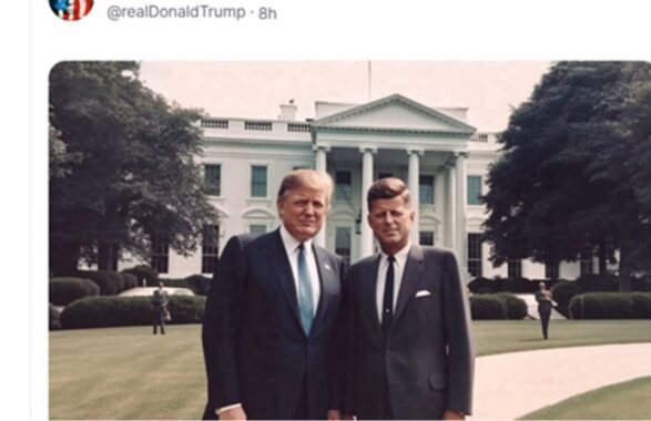 Trump inonda Truth Social di immagini create con l’IA: tra scenari storici, “Trump 2028” e messaggi rivolti all’Iran