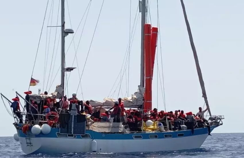lampedusa fermo amministrativo per la barca a vela di compasscollective dopo il soccorso di 25 migranti da Dayitalianews.com lampedusa fermo amministrativo per la barca a vela di compasscollective dopo il soccorso di 25 migranti