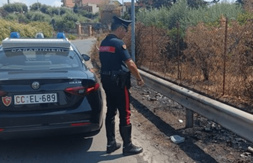 Paternò, arrestato un uomo per incendio doloso: decisivo l’intervento di cittadini e Carabinieri