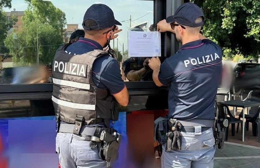 Sospesa l’attività di un chiosco-bar in via Leucatia: il locale era diventato punto di ritrovo per pregiudicati